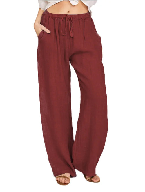 Obsidian Phoenix Women's Luxury Cotton-Linen Pants