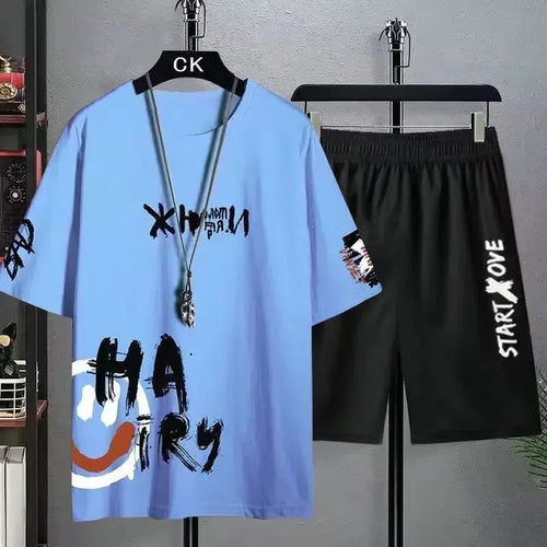 Celestial Comfort Men’s Japanese-Inspired Two-Piece Set - Celestial Comfort Clothing