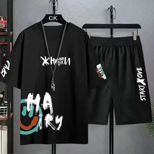 Celestial Comfort Men’s Japanese-Inspired Two-Piece Set - Celestial Comfort Clothing