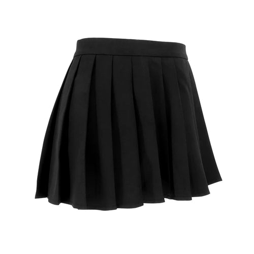 Celestial Comfort Black Pleated Mini Skirt - Celestial Comfort Clothing