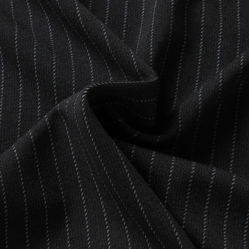Obsidian Phoenix Luxury Striped Polo Shirt with Pocket - High-End Loose-Fit Business Casual Men’s Shirt in Sizes Up to 8XL