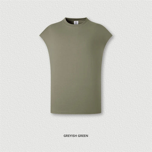 Obsidian Phoenix Unisex Luxury Heavyweight Cotton Tank Top - 305gsm High Street Sleeveless Tee