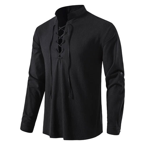 Celestial Comfort New Cotton Linen Long Sleeve Shirt - Celestial Comfort Clothing