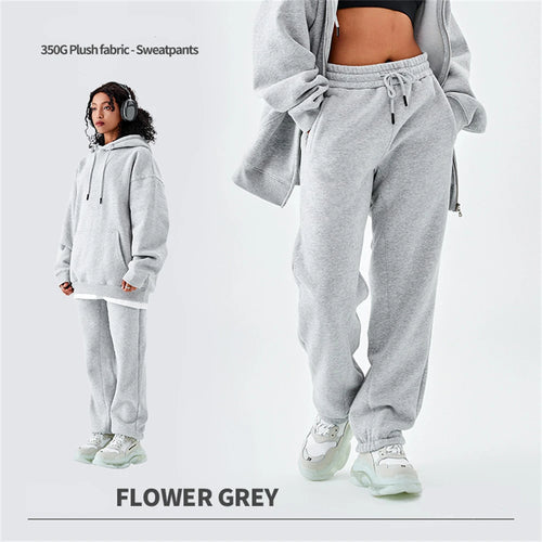 Obsidian Phoenix Luxury 350gsm Fleece Sweatpants - Unisex Casual Loose-Fit Warm Joggers in 18 Colors