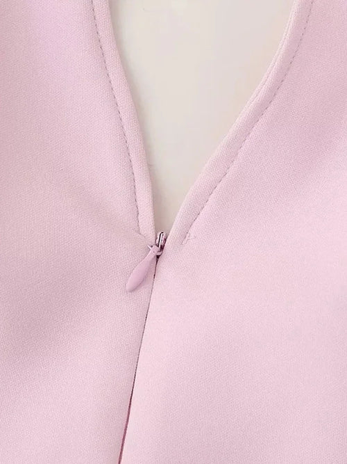 Obsidian Phoenix Women's Luxury Pink Shorts Set
