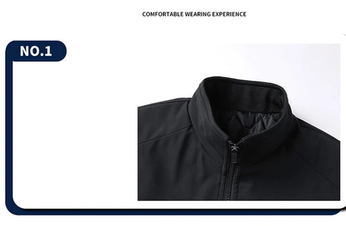 Obsidian Phoenix Men's Luxury Plus Size Waterproof Winter Jacket