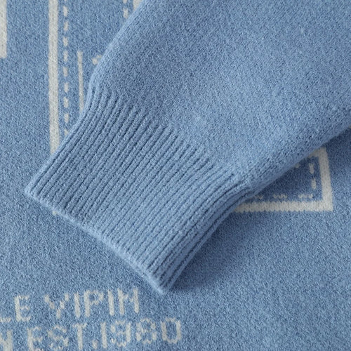 Obsidian Phoenix Luxury Cashmere Sweater - High-End Thick Warm Korean Style Men’s Pullover Knitwear