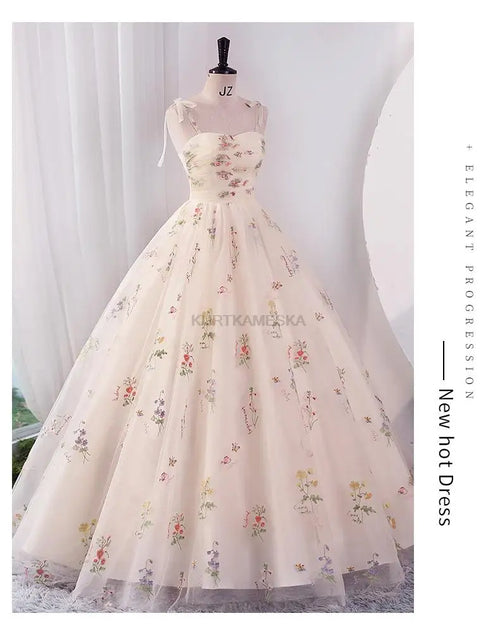 Celestial Comfort Luxury Floral Embroidered Dress - Celestial Comfort Clothing