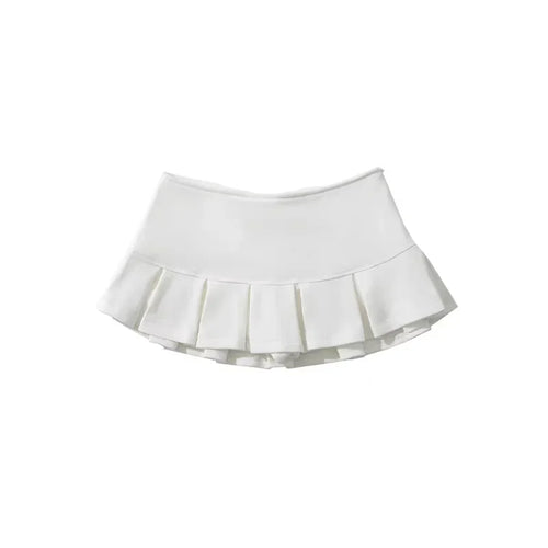 Celestial Comfort Low-Waist Pleated Mini Skirt - Celestial Comfort Clothing