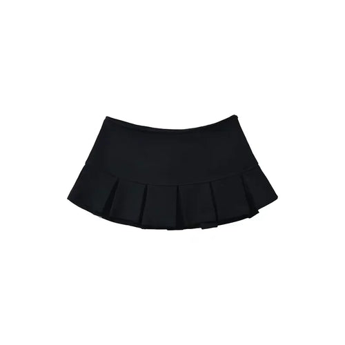 Celestial Comfort Low-Waist Pleated Mini Skirt - Celestial Comfort Clothing