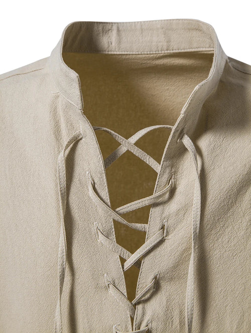 Celestial Comfort New Cotton Linen Long Sleeve Shirt - Celestial Comfort Clothing