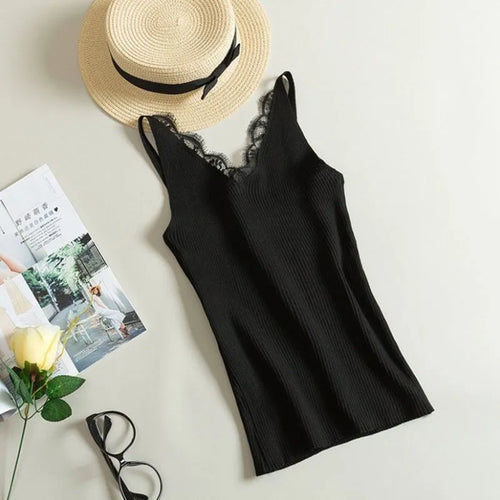 Celestial Comfort Sleeveless Knitted Tank Top - Celestial Comfort Clothing