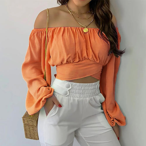 Obsidian Phoenix Women's Luxury Off-Shoulder Blouse
