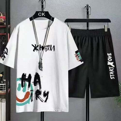 Celestial Comfort Men’s Japanese-Inspired Two-Piece Set - Celestial Comfort Clothing