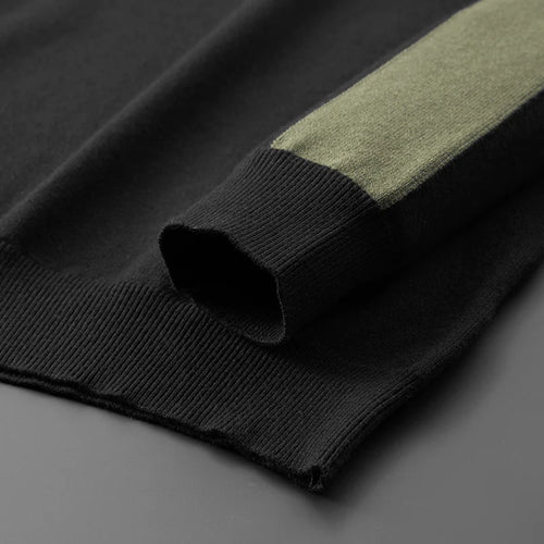 Obsidian Phoenix Luxury Wool Lapel Sweater
