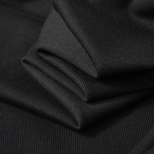 Obsidian Phoenix Luxury Embroidered Polo Shirt - High-End Long Sleeve Men’s Fashion Shirt in Sizes Up to 8XL