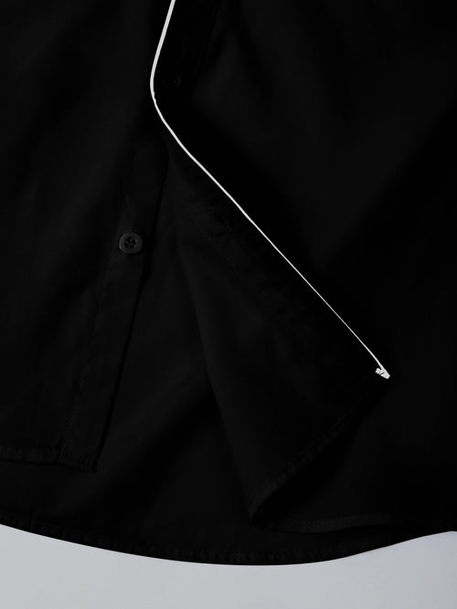 Obsidian Phoenix Men's Luxury Slim-Fit Shirt