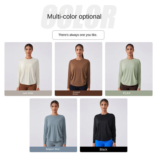 Celestial Comfort Relaxed Fit Oversize Long Sleeve T-Shirt - Celestial Comfort Clothing