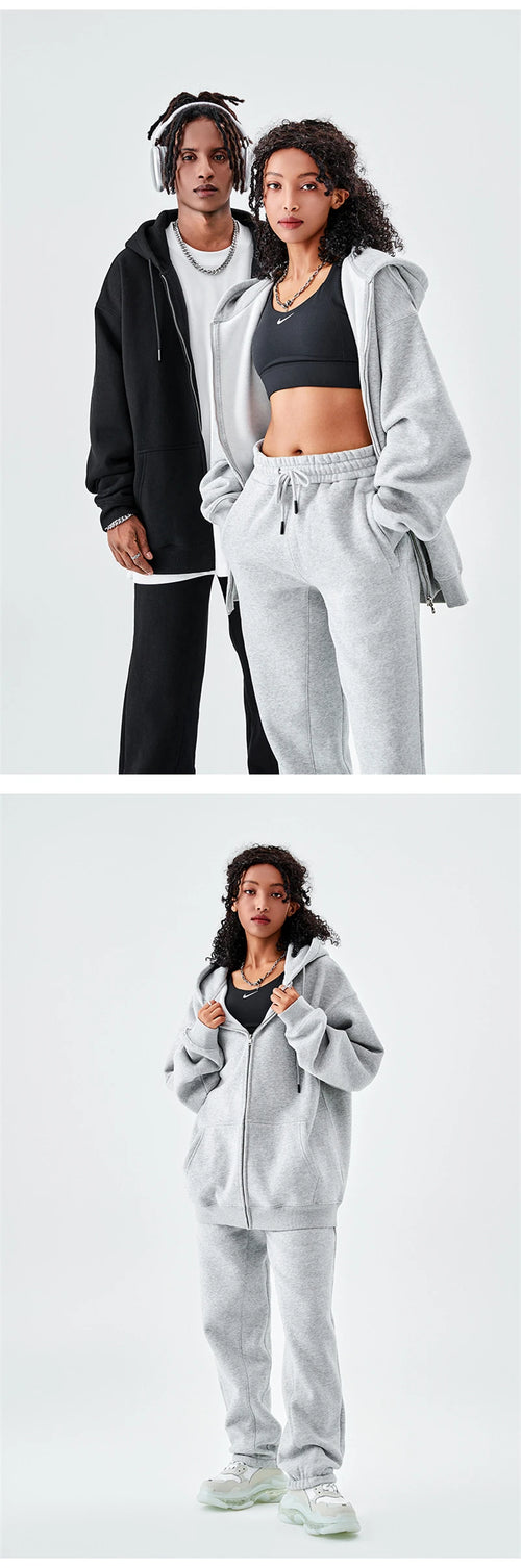 Obsidian Phoenix Luxury 350gsm Fleece Sweatpants - Unisex Casual Loose-Fit Warm Joggers in 18 Colors