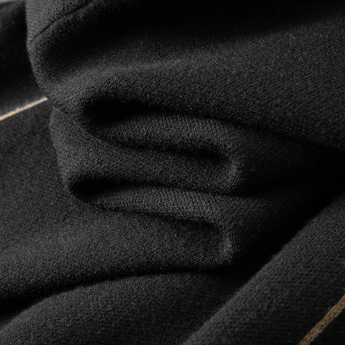 Obsidian Phoenix Luxury Wool Pullover - High-End Soft Warm Short Sleeve Men’s Sweater for Business Casual Wear in Sizes Up to 8XL