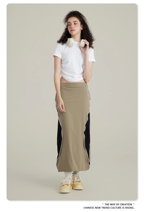 Obsidian Phoenix Women's Luxury Skinny T-Shirt - 220gsm Y2K Pleated Waist Short-Sleeve Tee