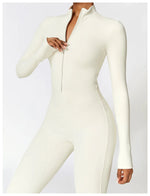 Obsidian Phoenix Women's Luxury Long-Sleeve Yoga Jumpsuit