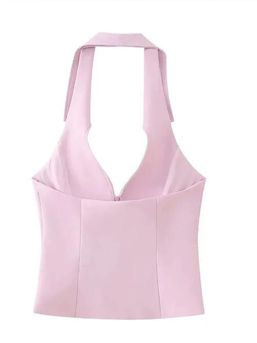 Obsidian Phoenix Women's Luxury Pink Shorts Set