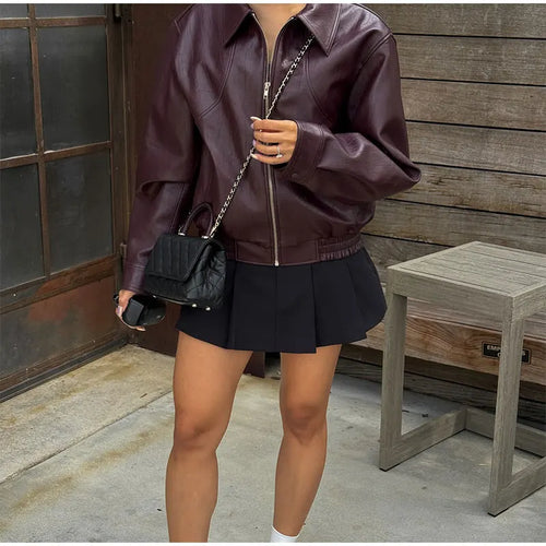 Obsidian Phoenix Women's Luxury Vintage Leather Jacket