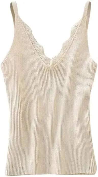 Celestial Comfort Sleeveless Knitted Tank Top - Celestial Comfort Clothing