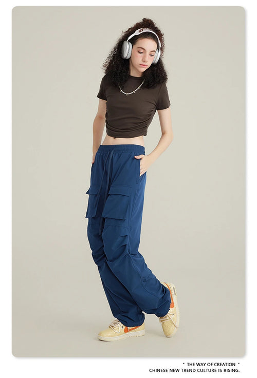 Obsidian Phoenix Women's Luxury Skinny T-Shirt - 220gsm Y2K Pleated Waist Short-Sleeve Tee