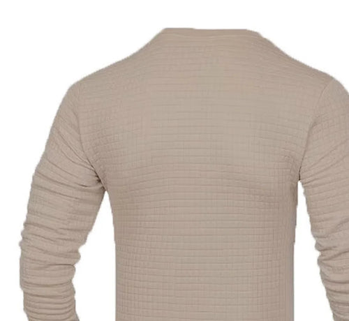 Celestial Comfort Men's Jacquard Sweater - Celestial Comfort Clothing