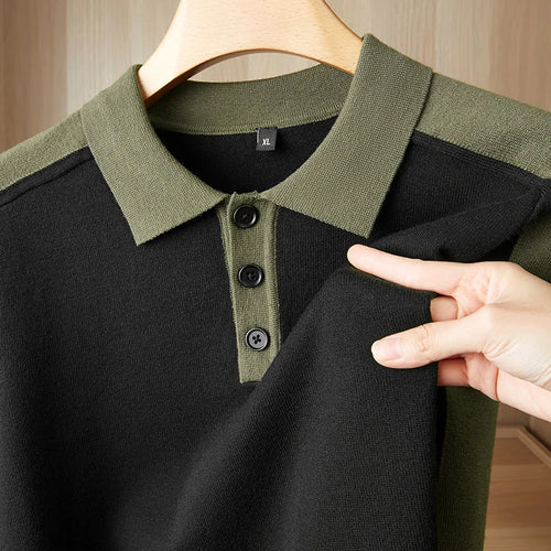 Obsidian Phoenix Luxury Wool Lapel Sweater