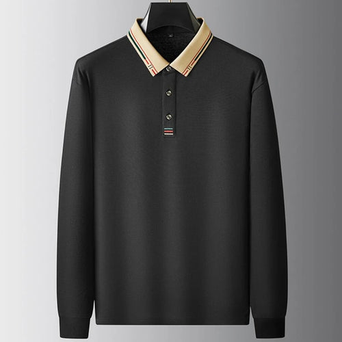 Obsidian Phoenix Luxury Polo Shirt - High-End Casual Loose Men’s Polo Shirt in Sizes Up to 8XL