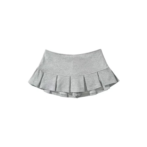 Celestial Comfort Low-Waist Pleated Mini Skirt - Celestial Comfort Clothing