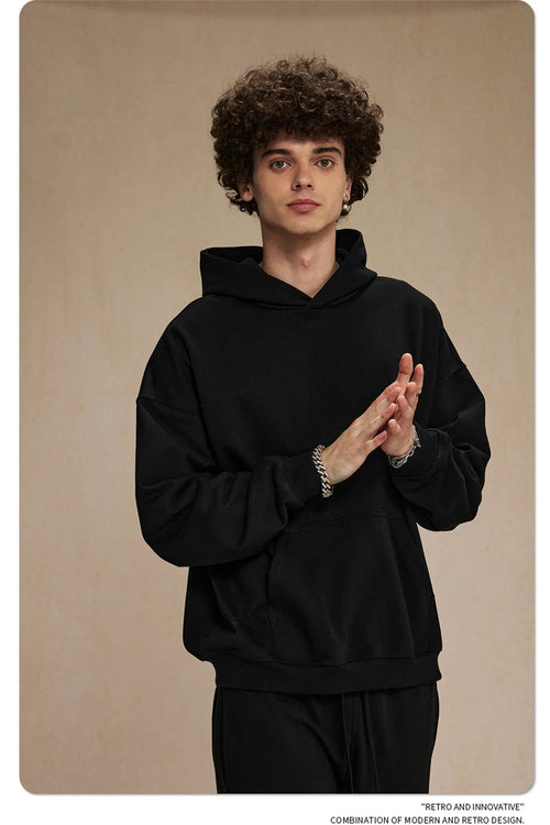 Obsidian Phoenix Cross-Grain Legend Hoodie – Premium Heavyweight Series