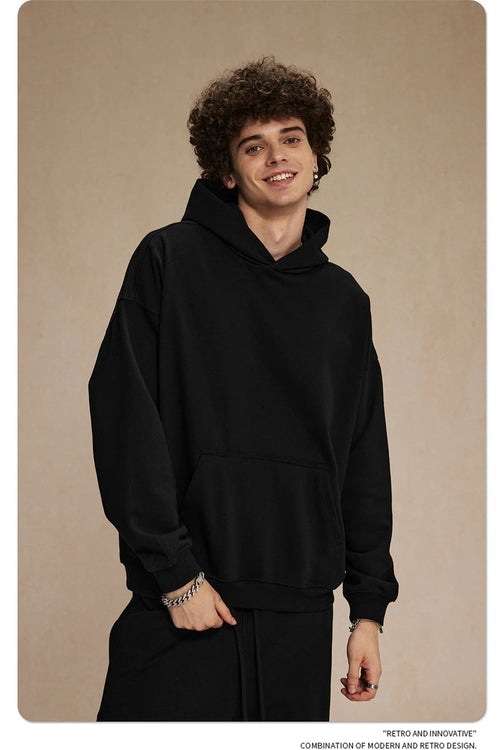 Obsidian Phoenix Cross-Grain Legend Hoodie – Premium Heavyweight Series